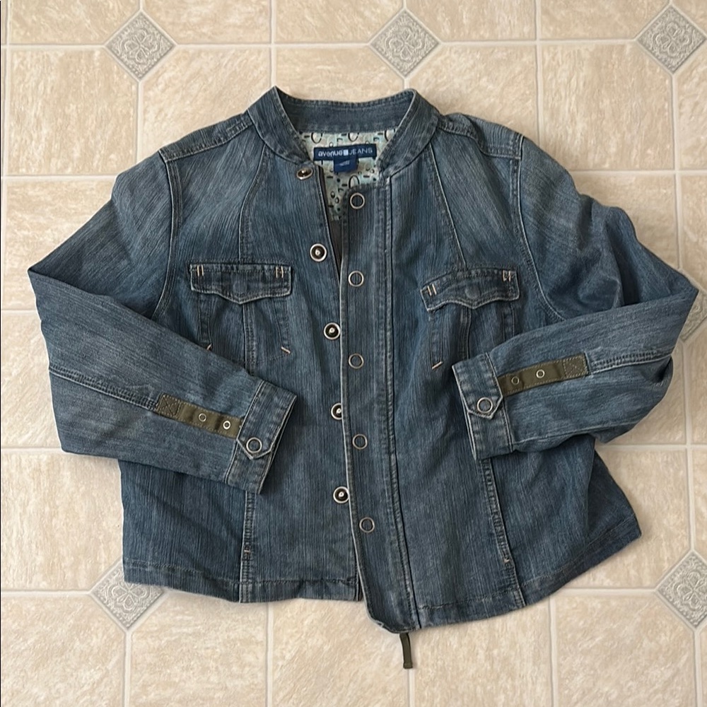 Avenue Blue Jean Jacket